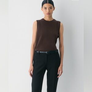 Babaton cashmere chocolate Brown Sleeveless Sweater